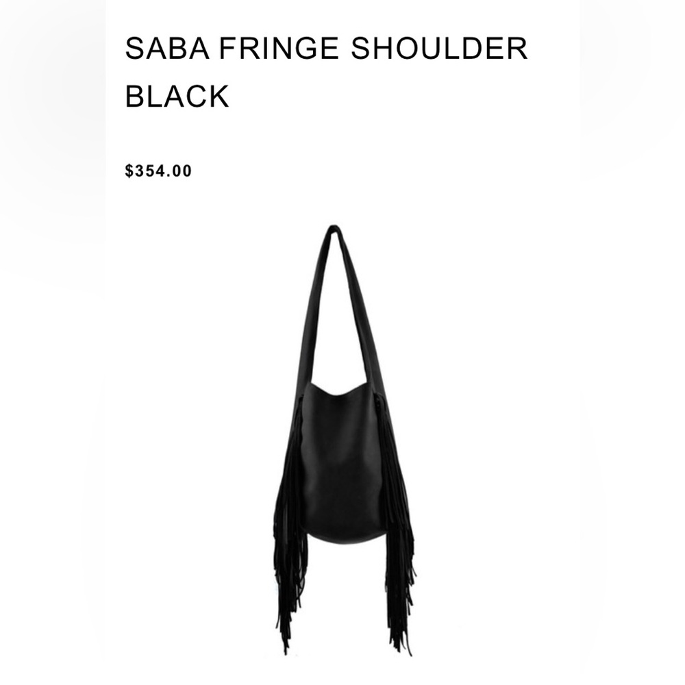 Monserat De Lucca Sabo Fringe Shoulder Bag - Black